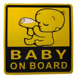 Shipping Reflective Stickers Waterproof Baby on Board Reflective Letter Car Stickers Cheap Wholesale