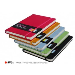 Professional Wholesale customized high-end Colorful Notepad with Paper Pocket and Elastic Band Notepad with your logo