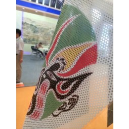 Colorful Perforated One Way Vision Glass Window Vinyl Sticker Film Wholesale