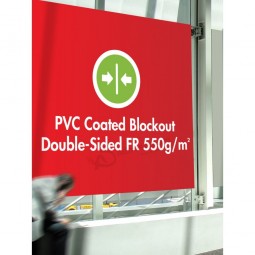 Banners de vinilo blockout colgantes personalizados con impresión a doble cara al por mayor barata