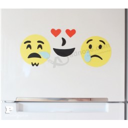 最も人気のあるDIYかわいい漫画絵文字顔文字の冷蔵庫のマグネット卸売
