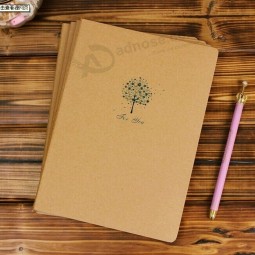 Wholesale customized high-end Kraft Paper Cover Exercise Book