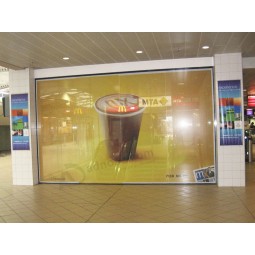 Eco-Amichevole autoadesivo pellicola di vetro perforata visione unidirezionale per la pubblicità all'ingrosso a buon mercato