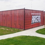 Transformer la clôture de construction plaine en un plein-Couleur vibrant panneau publicitaire maille bannière pas cher en gros