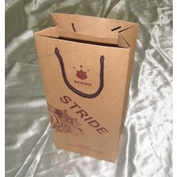 All'ingrosso su misura alta-Fine produzione professionale sacchetto di carta personalizzato di alta qualità