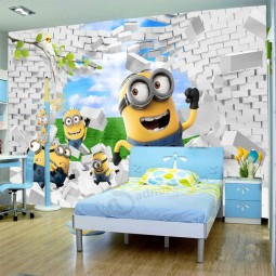 Custom Photo Wallpaper Decor Wall Mural for Kids Baby Room