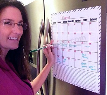 冷蔵庫のカレンダーのステッカーの卸売用マグネットのカスタムプリントの図の写真