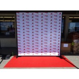 Fond de scène personnalisé tapis rouge toile de fond toile de fond bannière en gros
