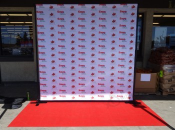 Business Party Red Carpet Backdrop Banner Backdrop Stand Display Wholesale