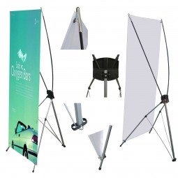 Budget X Banner Stand with Free Banner & Travel Bag Cheap Wholesale