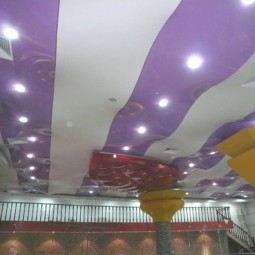 Bas-Coût plafond décors pvc impression film souple pas cher en gros