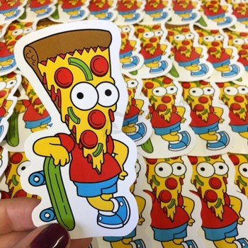Removable Individual Waterproof Decorative Logo Label Die Cut Printing Sticker Cheap Wholesale