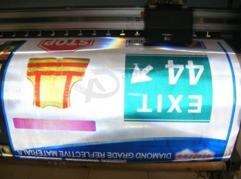 安価な卸売フルカラーデジタル印刷反射バナー