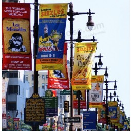 Outdoor Double Sided Hanging Street Pole Banners Wholesale