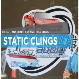 Non-Adhesive Static Window Clings Sticker Custom for Business