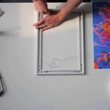 Cornice grafica con bordo in silicone seg con display in tessuto all'ingrosso