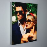 Popular Aluminum Tension Fabric Light Box Frame for Advertising Custom