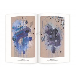 Folheto de impressão de livreto barato por atacado/Brochura/Revista/Impressão de folhetos de catálogo a cores