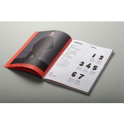 Barato diseño personalizado colorido muestra gratis revista y catálogo de impresión