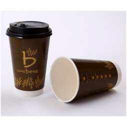 Wholesale customized top quality Double-Layer Hollow Cup, Heat Insulation Hot Cup 12 Ounces