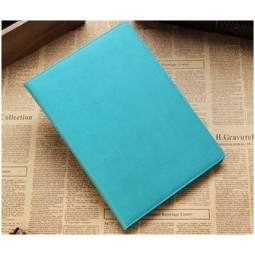Wholesale customized top quality 25k Paperback Notepad, Blue Leather Cover Notebook