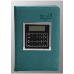 Wholesale customized top quality Notebook with Calculator, Spanish Close Notebook Calendar. for Business