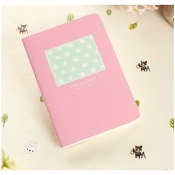 Wholesale customized top quality Stationery Portable Notebook, Regular Pink Notebooks