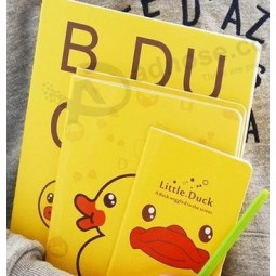 Wholesale customized top quality Lovely Yellow Notebook, Diary Notebook. Soft Cover PU Leather Notebook