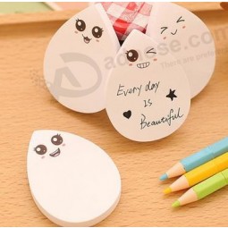Wholesale customized top quality Printed Sticky Memo Pads Creative Droplets Sticky Notes
