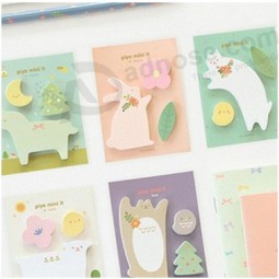 Wholesale customized top quality Super Cute Animals Sticky Notes,