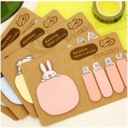Wholesale customized top quality Different Shape Sticky Notes with Kraft Cover. Printed Logo