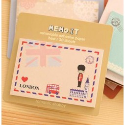 Wholesale customized top quality Vintage Series Memo Pads. Mini Sticky Notes Promotion