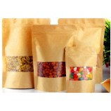 Wholesale customized top quality Window Paper Bag with Kraft Paper. Cheap Paper Bag Promotion