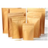 Wholesale customized top quality Kraft Paper Compound Bag. Brown Paper Bag