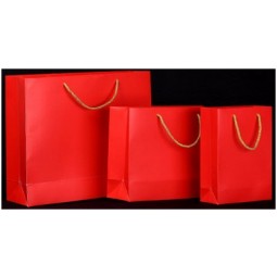 Wholesale customized top quality Joyful Paper Gift Bag, Medium Size Garment Paper Bag