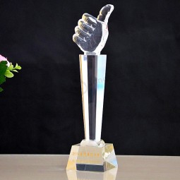 2017 Al por mAyor personAlizAdo Alto-FinAl de cristAl premios trofeo pArA el recoNingunAcimiento (KAnsAs04061)