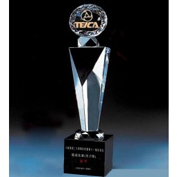 оптовые подгонянные высокие-конец пустой k9 прозрачный стеклянный бриллиант награда кристалл трофей