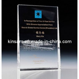 Wholesale customized high-end China Supplier Crystal Award with Stand for Souvenir Gifts with cheap price