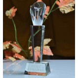 2017 оптовые подгонянные высокие-конец простой изготовленный на заказ кристаллический пустой трофей для оптовой продажи