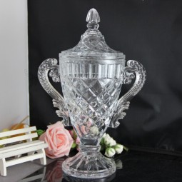 Wholesale customized high-end New Design Crystal Glass Trophy Cup