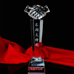 Wholesale customized high-end Glass Crystal Trophy for Business Gift (KS04205)