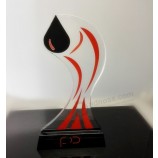 2017 Wholesale customized high-end Water Drop and Tear Drop Shaped Crystal Awards and Trophies