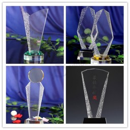2017 Wholesale customized high-end Promotional Gift Company Celebration Trophy Award Crystal Trophy