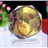 2017 Wholesale customized high-end Beautiful Crystal Photo Frame for Wedding Gifts and Souvenirs