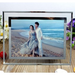 2017 Wholesale customized high-end Exquisite Home Decoration Picture Frame Crystal Photo Frame