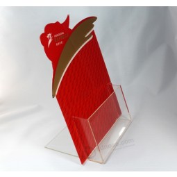 Wholesale customized high quality Clear Acrylic Sign Holder Menu Holder