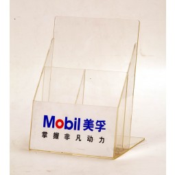 Customized top quality Ad-163 Acrylic Clear Sign Menu Holder
