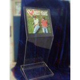 Customized top quality Ad-168 Acrylic Clear Sign Menu Leaflet Holder