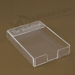 Customized top quality Ad-169 Acrylic Clear Sign Menu Leaflet Holder