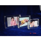 Customized top quality pH-101 Plexiglass Picture Frame Clear Acrylic Magnetic Photo Frame